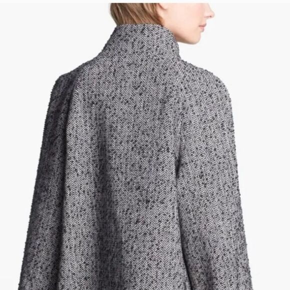 Betsey Johnson Transitional Black and White Tweed Jacket Coat Size S Statement - Picture 14 of 15